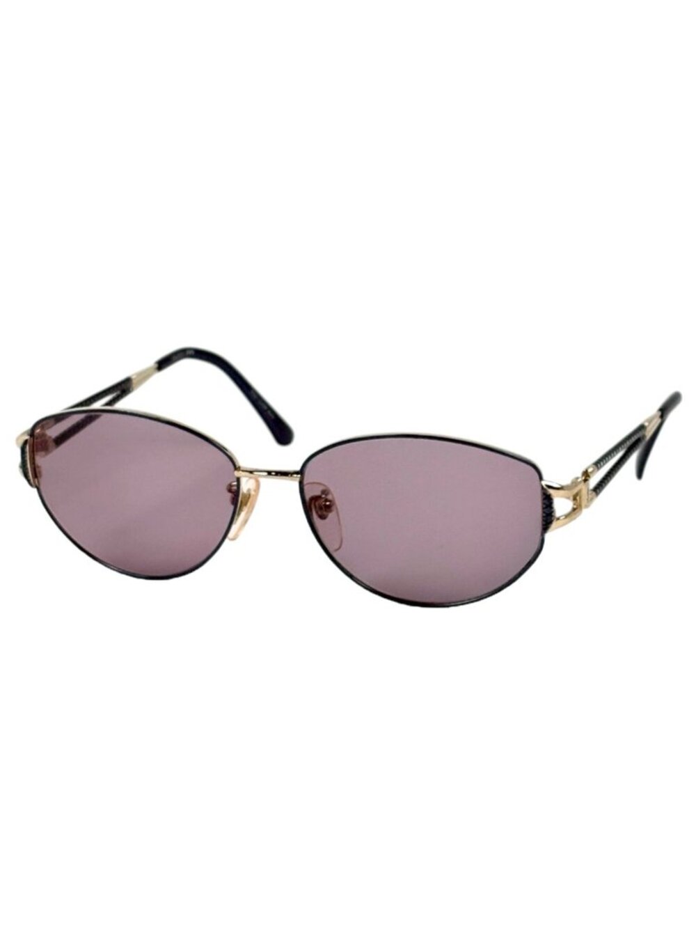 Saint Laurent Sunglasses Eyewear Metal Navy Gold